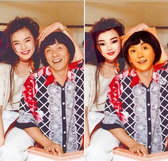 谢金燕惊喜PO出和猪哥亮合照，不少网友猜想她想爸爸了。(图/ 摘自谢金燕IG)