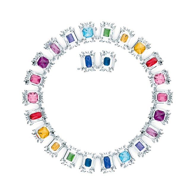施华洛世奇Chroma彩虹水晶颈炼，3万1900元。（施华洛世奇提供）
