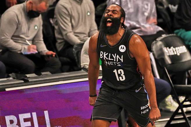 籃網後衛哈登再次陷入跟女人有關的緋聞當中。(美聯社資料照)