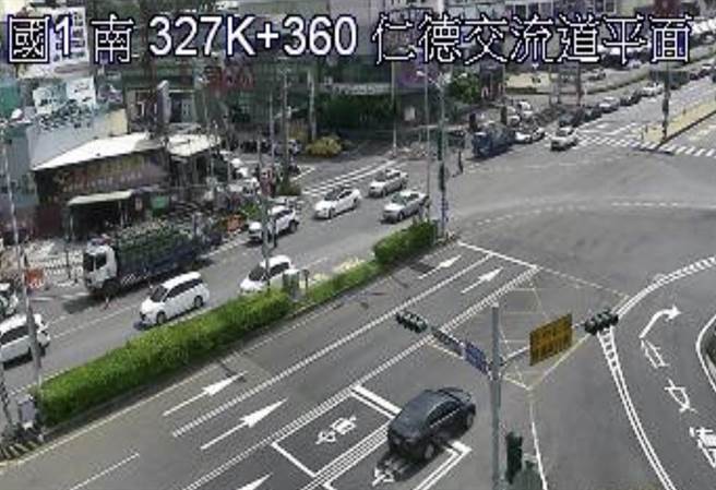 端午連假，台南市主要道路的車流量明顯減少。（市府交通局提供／洪榮志台南傳真）