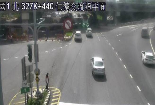 端午連假，台南市主要道路的車流量明顯減少。（市府交通局提供／洪榮志台南傳真）