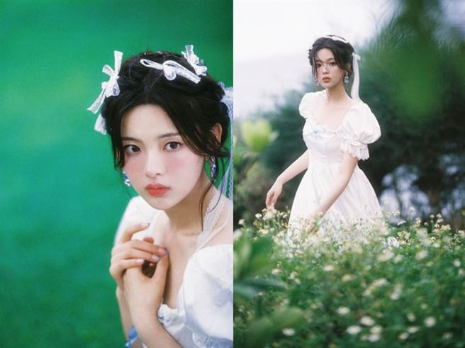 杨超越从出道前，盛世美顏就多次引起网友热烈讨论。(图/ 摘自杨超越工作室微博)