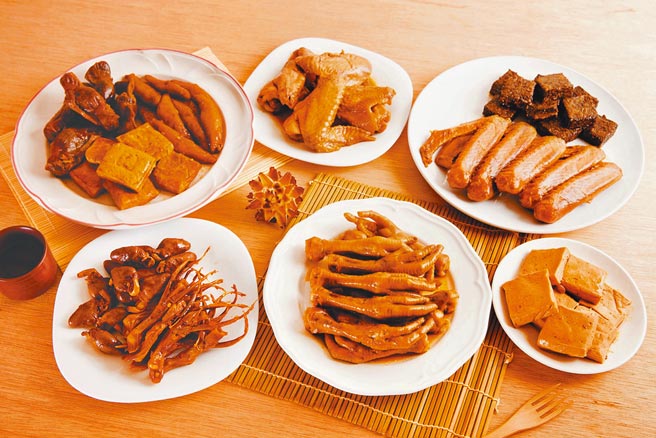 滷得入味可口的各式滷味。（家香味食堂提供）