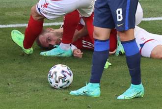 歐國盃》丹麥艾瑞克森突倒地 CPR送醫情況穩定