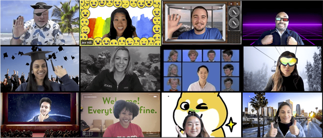 Zoom内建的「画廊检视」功能，在电脑中能够同时出现49人的画面，想要多人视讯的话也是另一选择。（Zoom提供）