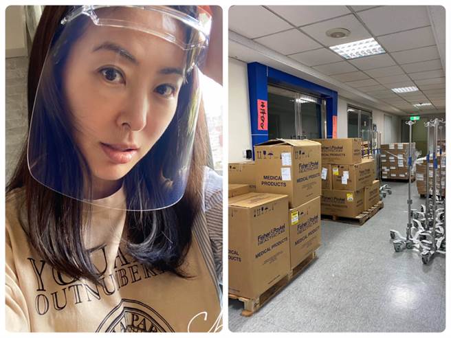 贾永婕募252台救命神器，重症医感动到坐在马桶上狂哭。（图／翻摄自贾永婕脸书）