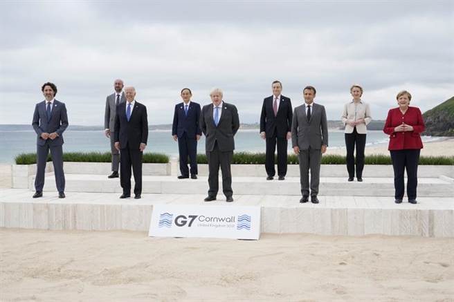 G7在對中政策上出現分歧，美、英、加、法希望強化對抗行動，日本態度模棱兩可，德、義與歐盟則希望是合作為主，不　願採取硬立場。（圖／美聯社）