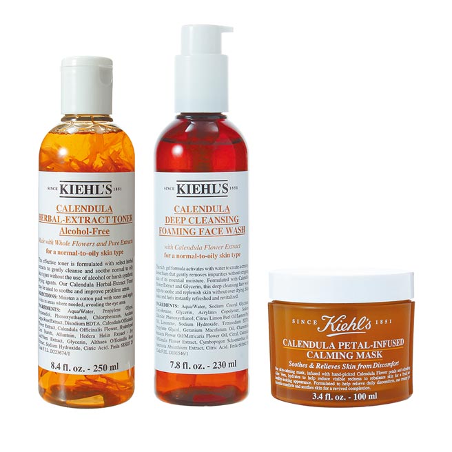 2. BREEZEONLINE「Kiehl's金盏花系列组合」，原价4050元、特价3200元。（微风提供）