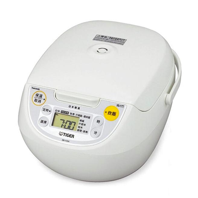 樂天市場上北霸天的TIGER虎牌6人份微電腦炊飯電子鍋JBV-S10R，特價2790元。     （樂天市場提供）