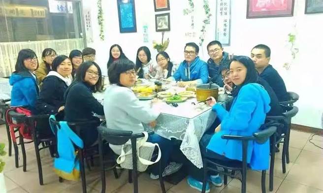 上海孩子的聚餐。（作者提供）