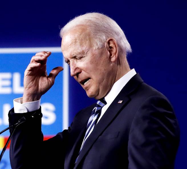 美国总统拜登G7高峰会上也频频失言出糗，12日的会议上更被英国首相强生当眾纠正。（资料照／美联社）