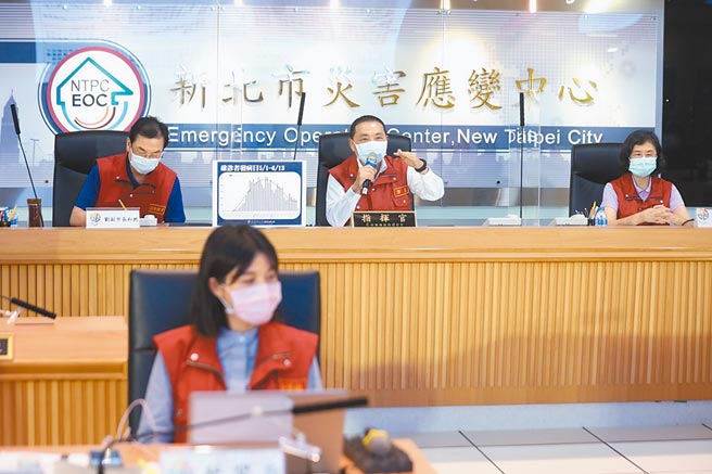 新北市府14日召开防疫会议，针对绿营频频质疑侯市府「视民代批评为恶意抹黑」一事，侯友宜再次喊话防疫要团结，才能打赢胜仗，副市长刘和然则公开新北曾被恶意抹黑、攻击的4大手段。（新北市府提供／许哲瑗新北传真）