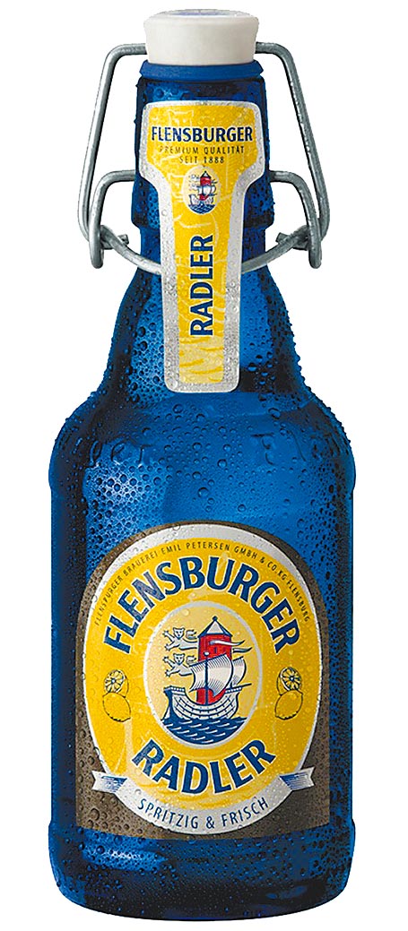 city'super「德國福倫斯堡檸檬啤酒（Flensburger Beer）」，330ml，7月1日前原價130元、特價95元。（city'super提供）