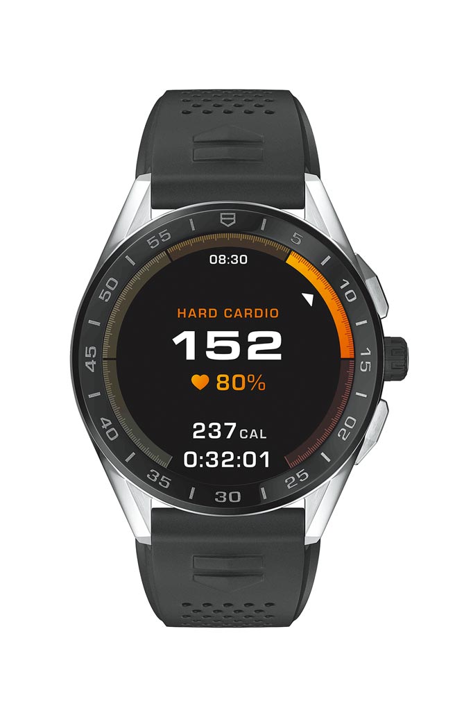 泰格豪雅Connected 智能表，5万8900元。（TAG Heuer 提供）