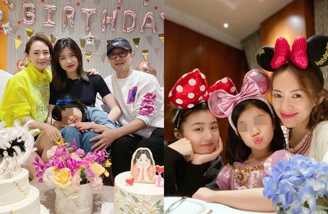 章子怡虽是大女儿小苹果的继母，但两人感情深厚温馨。（图／翻摄自章子怡微博）