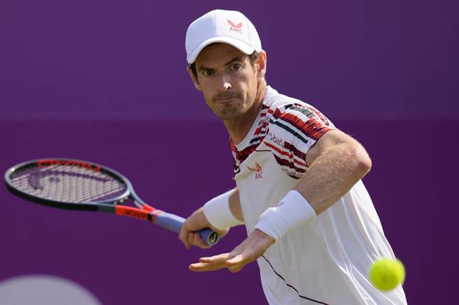 近年为伤势所苦的前大满贯冠军莫瑞，暌违3年终于再次于草地赛事夺胜。（美联社）