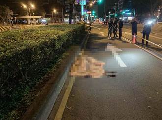 影片曝光 台中女詭異倒臥快車道 遭後車輾斃身亡