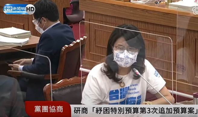 国民党立委郑丽文。(中时新闻网直播)