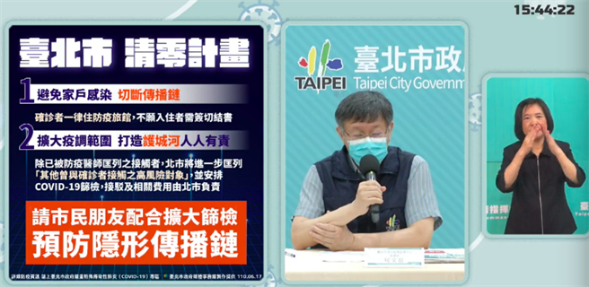 台北市长柯文哲。（摘自柯文哲YT）