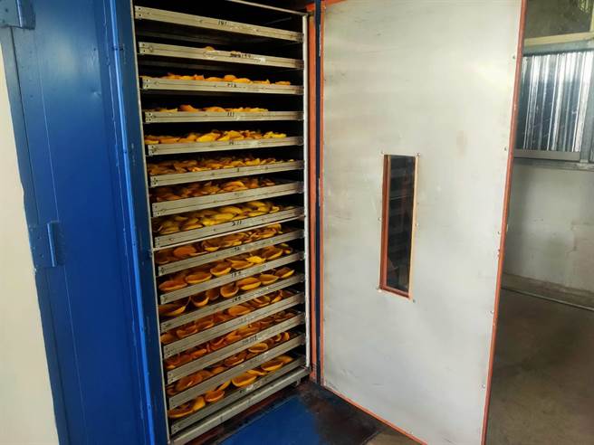 官田区农会位于社子的芒果烘乾加工场17日正式开工。（读者提供／刘秀芬台南传真）