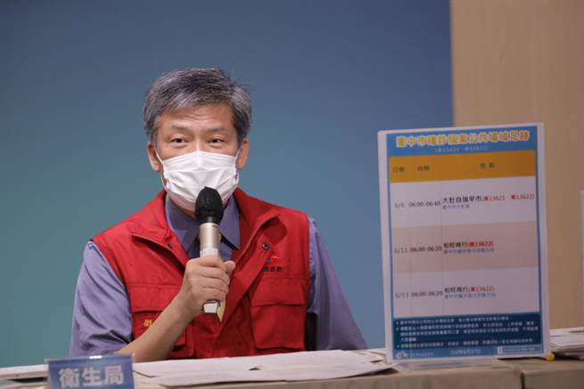 台中市卫生局长曾梓展17日在疫情记者会中指出，为厘清死亡原因与疫苗相关性，将协助家属提出预防接种受害救济申请。（台中市政府提供／张妍溱台中传真）