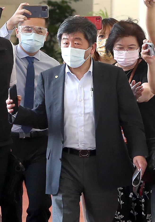 卫福部长陈时中出席立院朝野协商。（赵双杰摄）
