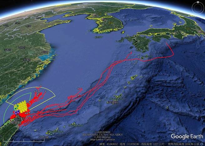 中央大学计画在北冰洋的投放模拟案例，希望可获得宝贵的极地海域数据，藉此更了解北冰洋气候变迁趋势。(中央大学提供／李侑珊台北传真)