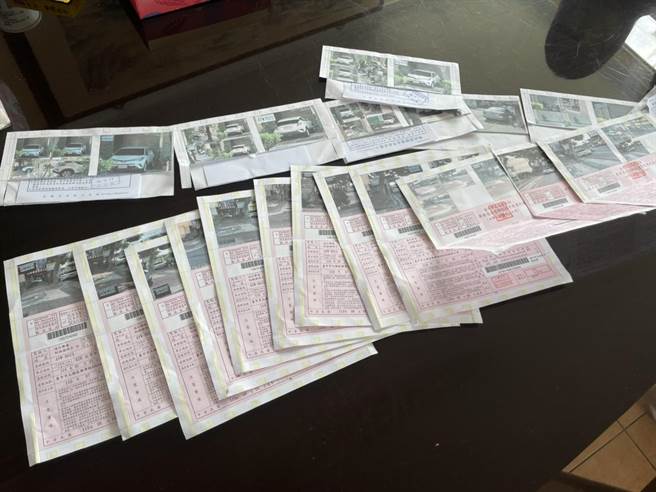 台中大雅張姓婦人連續收到12張罰單如雪片般寄來，讓她快要崩潰。（吳顯森服務處提供／王文吉台中傳真）