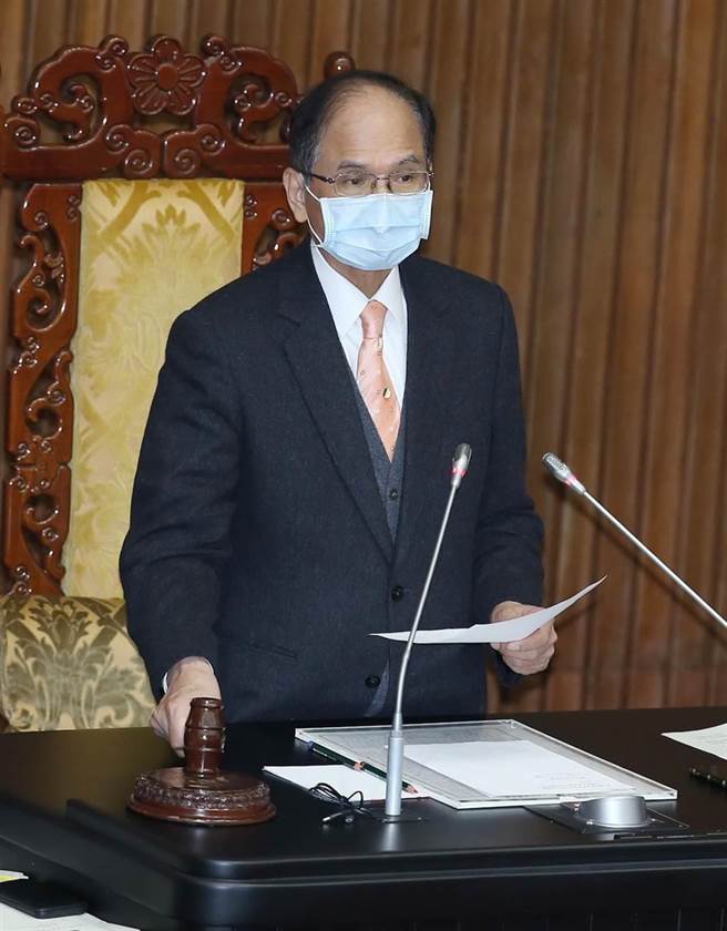立法院长游锡堃下午主持纾困4.0特别预算案表决。（报系资料照）
