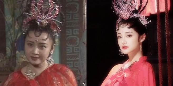 周潔瓊在節目中神還原蜘蛛精，引起熱烈討論。(圖/ 摘自微博)