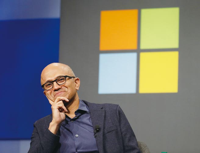 微软在声明中指出，董事会「全体一致」通过纳德拉接掌董事长职。图／美联社