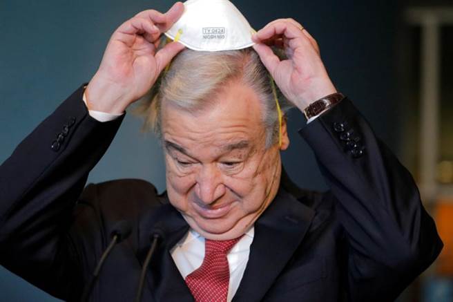 古特瑞斯（Antonio Guterres）今天宣示续任联合国秘书长。（路透社）