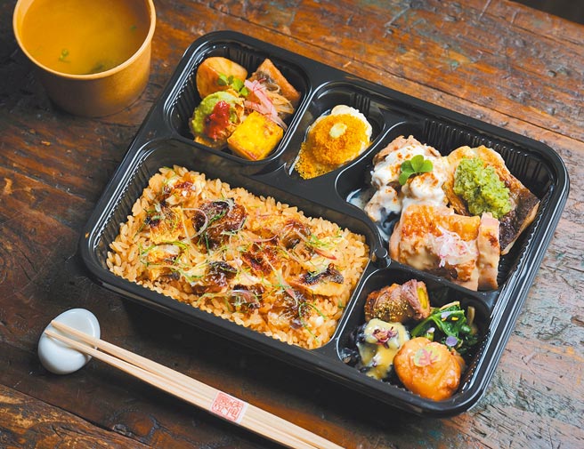 日本会席料亭-灯灯庵「日式会席料理餐盒」，480元。（灯灯庵提供）