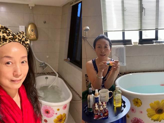 53岁方岑健康状况稳定，现在转行当水疗师。（图／FB@方岑）