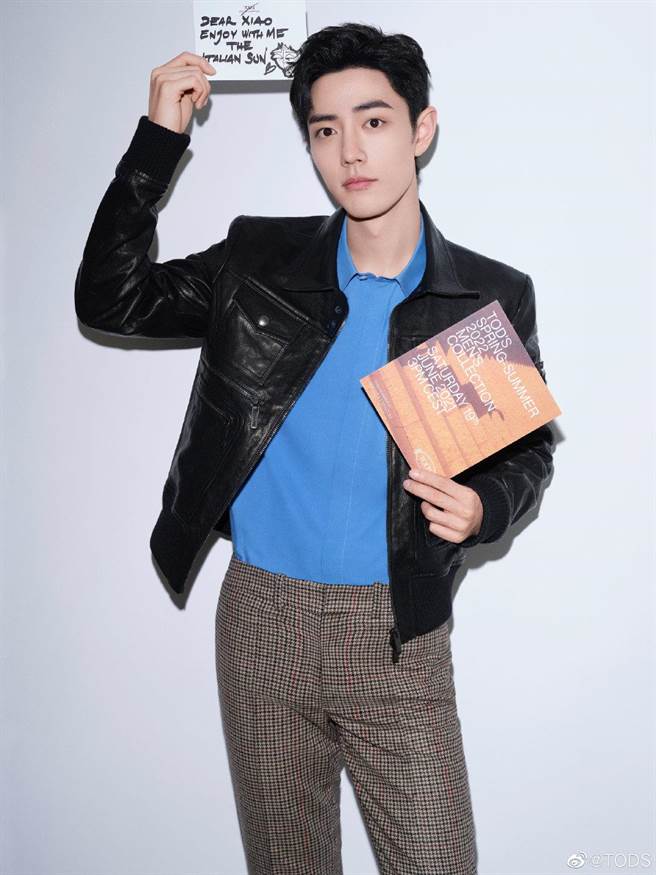 TOD’s代言人肖战于微博号召粉丝一起观看TOD’S春夏男装系列。（翻摄自TOD’s微博）