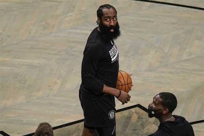 篮网后卫哈登。（美联社资料照）