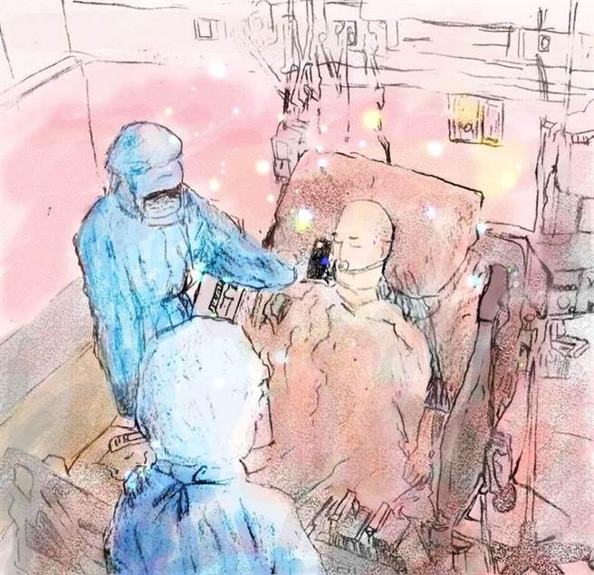 台北慈濟醫院分享2個確診案例，透露在這波疫情哩，道歉、道謝、道愛、道別也是前線人員的照護課題。（圖／翻攝自台北慈濟醫院臉書）


