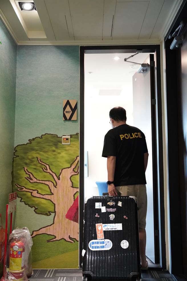 新北市警察局长黄宗仁特别与美丽殿商旅协调，提供30间房间供同仁使用。（警察局提供）