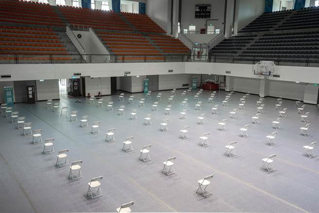 新竹市政府此次規畫的「孕婦疫苗施打計畫」將於新設的「新竹市立體育館疫苗施打站」作業，並採「宇美町2.0」改良打法。（新竹市政府提供／陳育賢新竹傳真）