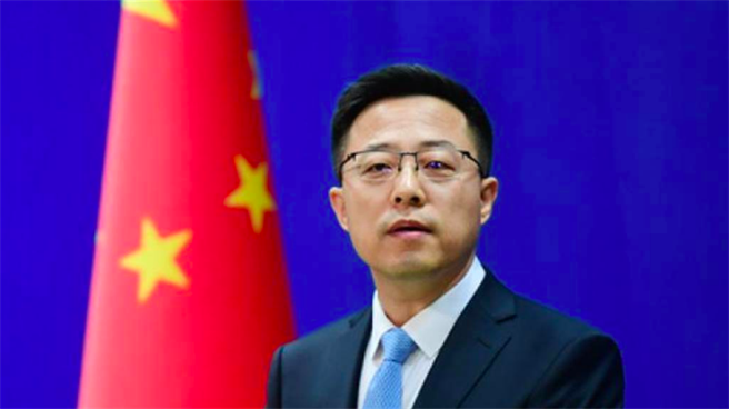 图为大陆外交部发言人赵立坚。（中国外交部资料照）