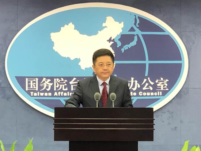 图为国台办发言人马晓光。（许依晨摄）