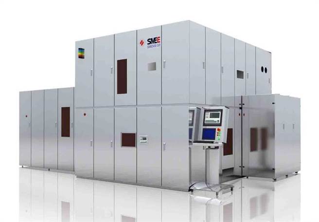 大陆生产光刻机的上海微电子从去年中就宣称进入28奈米与14奈米，但是这两个制程的成品率不高，技术上仍未完全突破。图为上海微电子光刻机。（图／网路）