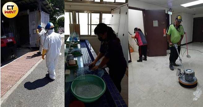 包商所承揽的「劳务工作」涵盖各种人力需求，从打扫宿舍、清洗制服、厂区清洁到垃圾收运分类等，可说是核三厂内重要的劳动成员。（图／读者提供）