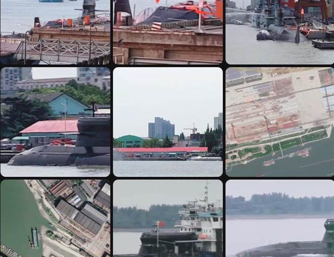 张竞》中国大陆新潜舰现身上海！（爱传媒提供）