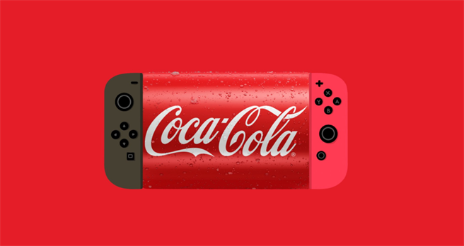 无预警太嗨 Coca Cola联名款Switch经典配色抢热度！这时候来一杯可乐就太爽快了(图／BEEMEN蜂报提供)