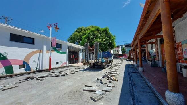 吉安好客艺术村在300万元县级建议款的挹注下，将全面改善参拜道、两侧出入口及重要人行活动范围，面积共约1200平方公尺。（吉安乡公所提供／罗亦晽花莲传真）