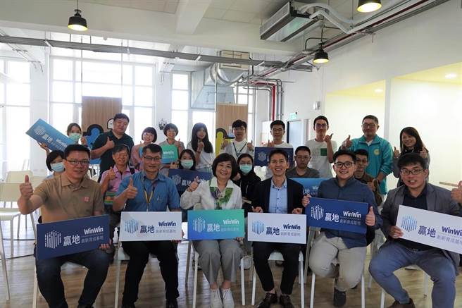 台南市政府经发局所属位于新营区的赢地创新育成基地，提供及媒合新创团队学研资源。（台南市政府经发局提供／张毓翎台南传真）