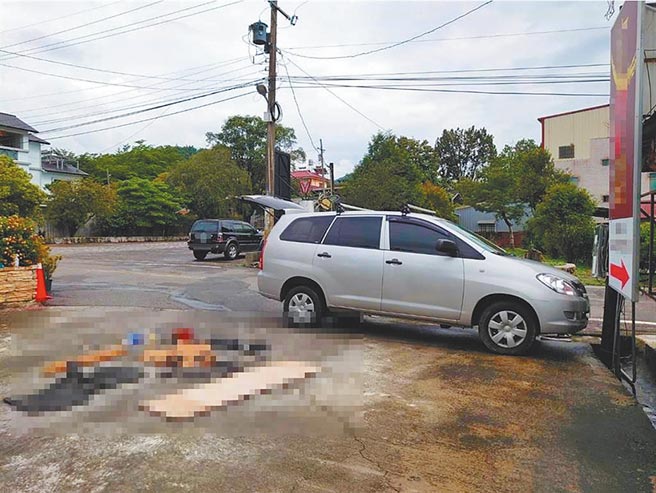 一对男女大学生停车在埔里镇，21日被发现陈尸在车上。（民眾提供／廖志晃南投传真）全国各县市安心专线1925