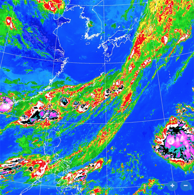 今年第5號颱風在上午生成。（翻攝自 氣象局）