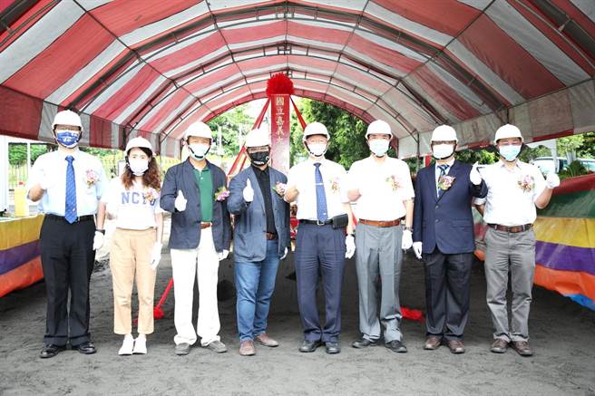 嘉義大學「新民校區學生宿舍新建工程」今天舉行動土典禮。（嘉義大學提供）